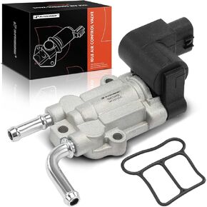 A-Premium Fuel Injection Idle Air Control Valve Compatible with Honda Civic 2003 2004 2005 1.3L, Auxiliary Air Valve, Replace for# 16022PZA003