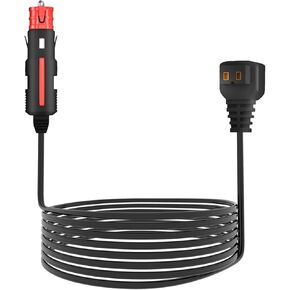 DC Power Cord Power Cable 10 ft Length 12V/24V for Car Refrigerator Car Fridge Freezer Compatible with ARB, BougeRV, Dometic, ICECO, Setpower, JoyTutus,Alpicool, Bodega, Euhomy (DC Power Plug)