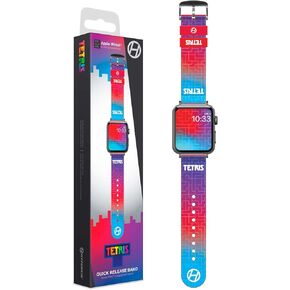 حزام Tetris® الرسمي للإصدار السريع للساعات الذكية/الساعات التقليدية (متدرج للغاية) - Hyperkin