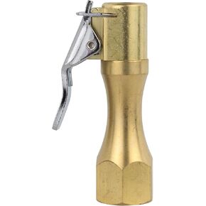 Milton EZ-Lock™ Air Chuck, Heavy Duty Brass Straight Lock-on Air Chuck, 175 PSI, Open Flow