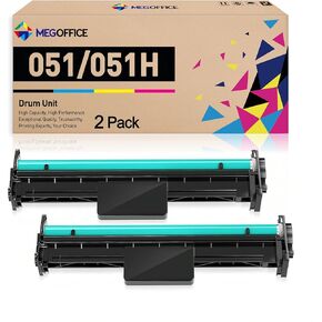 استبدال خرطوشة الحبر المتوافقة لـ Canon 051 Imaging Drum CRG051 Drum Unit Kit 2170C001 لطابعة imageClass MF264dw MF267dw MF269dw Pro LBP162dw LBP160 MF260 (عبوتان)