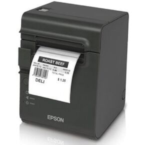 Epson C31C412A7651 Epson، Tm-L90 Plus Liner Less (LFC) 40/80 مم دعم الوسائط فقط، واجهة إيثرنت E04، EDG، تمكين Dhcp، يتضمن Ps-180