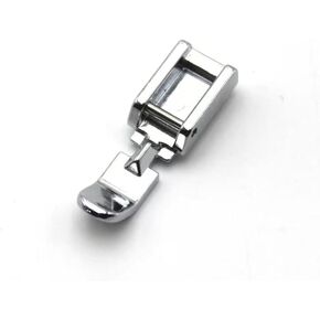 Zipper Foot Fits All Low Shank Snap-On Singer Brother Babylock Euro-Pro Janome Kenmore White Juki New Home Simplicity Elna Etc Domestic Sewing Machines (Small Zipper Foot)