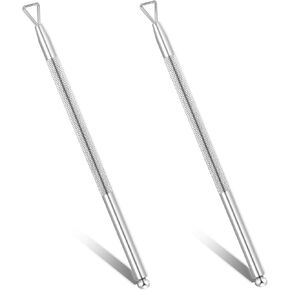 2 Pcs Scratch off Tool Lottery Scratcher Tool Scratch off Tool Multi-used Lotto Scratcher Label Scraper Metal Lottery Ticket Scratcher Tool Lotto Scratcher Tool Silver