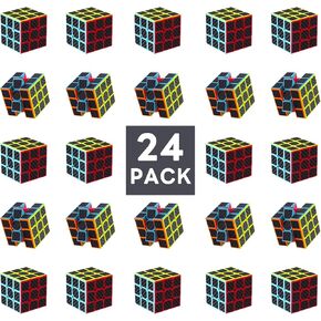 24 pack 3cm mini cube,Magic Puzzles, Puzzle Boxes，Magic Cube，Stress Relief Toys, Kids' Handheld Games Party Favors，Birthday Party Gifts