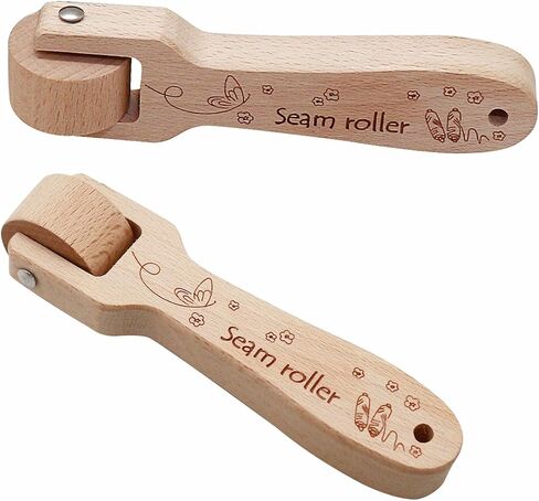 Fbshicung Seam Roller Beech Wood Tailors Clapper Seam Flattening Tool and Point Tuner Tools for Quilting, Sewing, Print, Wallpaper in Saudi Arabia