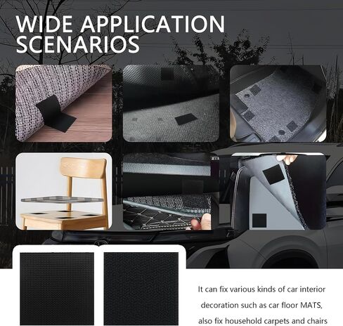 20PCS Car Floor Mat Retainer for Automotive Carpet,Super-Adhesive Hidden Car Mat Clips Keep Car Mats from Sliding,Universal Anti Skid Mat for Truck Mats,Car Seat Cushion (20PCS) in Saudi Arabia