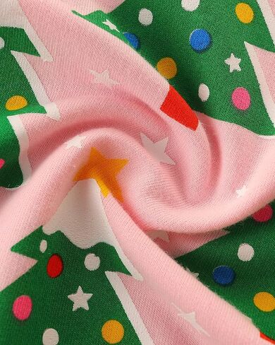 Mrocioa Toddler Girls Sweatshirt Holiday Sweater Reindeer Shirt Kids Xmas Pullover Sweater Tops 2-7T in Kuwait