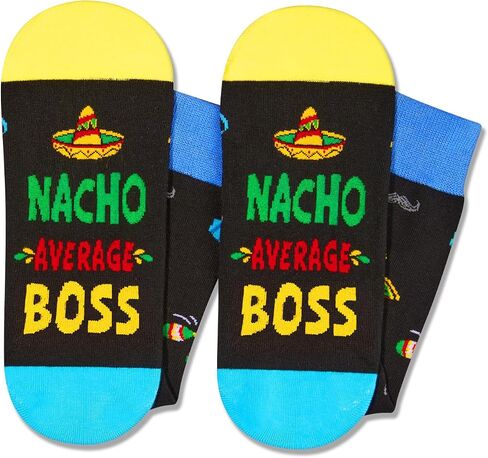 HAPPYPOP Boss Gifts Socks Ideas - Boss Gifts for Men Women, Boss Gifts, Worlds Best Boss Women Gifts in Saudi Arabia