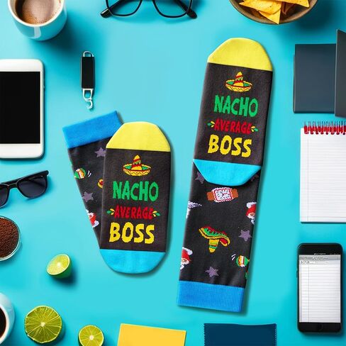 HAPPYPOP Boss Gifts Socks Ideas - Boss Gifts for Men Women, Boss Gifts, Worlds Best Boss Women Gifts in Saudi Arabia