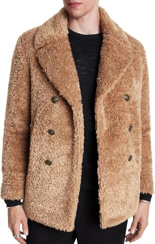 John Varvatos Men's Harden Peacoat in Saudi Arabia