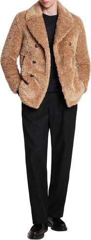 John Varvatos Men's Harden Peacoat in Saudi Arabia