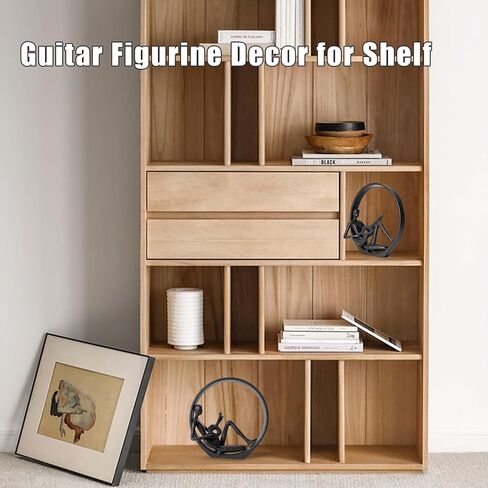 Guitar Figurines Home Décor - Music Decorations for Home, Musician Player Collectible Figurine,Guitar Statue/Sculpture Gifts for Women and Men in Saudi Arabia