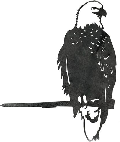 Bald Eagle - Outdoor Tree Ornaments in Corten Steel - Metal Art Proudly Made in America in Saudi Arabia