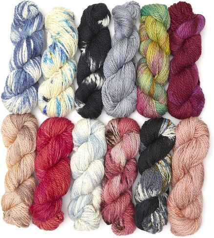 100% Baby Alpaca Yarn Wool Set of 3 Skeins Bulky Weight - Made in Peru - Heavenly Soft and Perfect for Knitting and Crocheting (Black, Bulky) in Kuwait