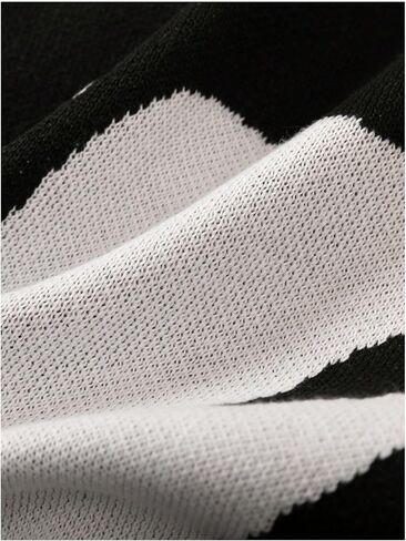 Floerns Boy's Graphic Long Sleeve Pullovers Crew Neck Knitted Drop Shoulder Sweaters in Saudi Arabia