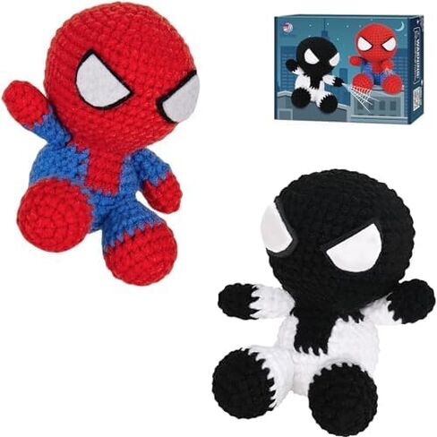 NAGHYFY MHJJYGY مجموعة الكروشيه للمبتدئين، مجموعات الكروشيه Amigurumi مع دروس فيديو خطوة بخطوة، مجموعة أدوات الكروشيه للمبتدئين للبالغين والأطفال المبتدئين، مجموعات الكروشيه (40٪ + غزل) in Saudi Arabia