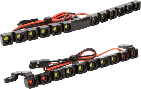 MEUS سباق RC LED أضواء سقف ضوء بار الذيل مجموعة إضاءة ل Vanquish H10 البصرية سباركو يوكوهاما RTR 1/10 RC الزاحف ترقيات أجزاء in Kuwait