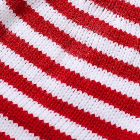LINOCOUTON Mens Womens Christmas Hat Santa Striped Knitted Beanies for Adults in Saudi Arabia