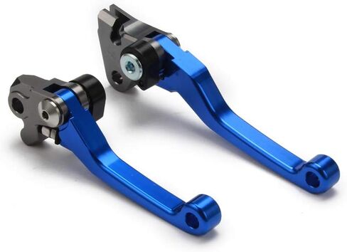 JFG سباق الترابية دراجة دواسة فرامل رافعة للطي عتلات CNC ل YZ125/250 01-07 YZ250F 01-06 YZ426F 01-02 YZ450F 03-07 WR250F 01-02 الأزرق in Saudi Arabia
