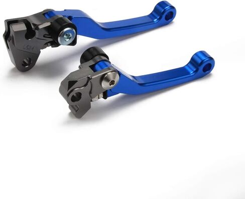 JFG سباق الترابية دراجة دواسة فرامل رافعة للطي عتلات CNC ل YZ125/250 01-07 YZ250F 01-06 YZ426F 01-02 YZ450F 03-07 WR250F 01-02 الأزرق in Saudi Arabia