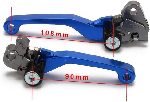 JFG سباق الترابية دراجة دواسة فرامل رافعة للطي عتلات CNC ل YZ125/250 01-07 YZ250F 01-06 YZ426F 01-02 YZ450F 03-07 WR250F 01-02 الأزرق in Saudi Arabia