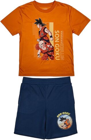Bioworld 3-Pack Boy's Short Sleeve Tee, Muscle Tank, Athletic Shorts Set in Saudi Arabia