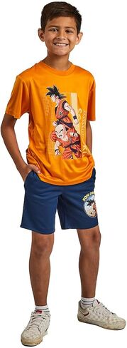 Bioworld 3-Pack Boy's Short Sleeve Tee, Muscle Tank, Athletic Shorts Set in Saudi Arabia