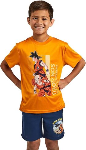 Bioworld 3-Pack Boy's Short Sleeve Tee, Muscle Tank, Athletic Shorts Set in Saudi Arabia