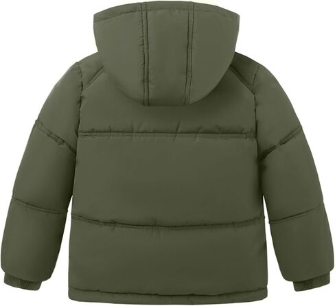 Boys Winter Coat Kids' Thick Puffer Jackets with Removable Hood Warm Quilted Coats in Saudi Arabia
