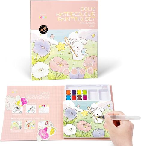 JOFREY Paint with Water Coloring Books for Toddlers，Mess Free Kids Watercolor Painting Activity Kit，Travel Activities Birthday Christmas Toy Gift for Kids Beginners in Saudi Arabia