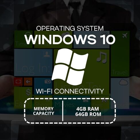 الكل في نقطة بيع واحدة M9W مع شاشة لمس مزدوجة مقاس 15.6 بوصة. نظام التشغيل Windows 10 ومعالج i3. Touch Pos مع طابعة حرارية مقاس 58 مم لإيصالات Wi-fi، وذاكرة الوصول العشوائي (RAM) سعة 4 جيجابايت، وذاكرة الوصول العشوائي (ROM) سعة 64 جيجابايت. (أسود) in Saudi Arabia