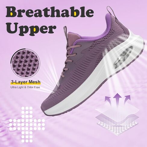 ZYEN أحذية واسعة عند الأصابع للنساء، أحذية جري للطرق، أحذية رياضية واسعة للغاية، تدعم قوس القدم، أحذية رياضية للتنس، أحذية مشي خفيفة الوزن قابلة للتنفس in Kuwait