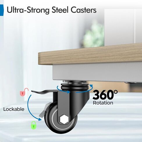 Mobile TV Stand for 32 to 75 Inch TVs, All Hardware Include Tilt & Height Adjustable Rolling TV Stand with Lockable Wheels up to 110lbs, Laptop Shelf Portable Outdoor Floor Stand Max VESA 600x400 in Kuwait