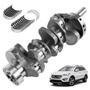 Engine 3.3 Crankshaft Rod Main Bearings Kit Fit for 2011-2016 Kia Sorento Sedona 3.3L, 2014-2016 Cadenz 3.3L, Fit for 2013-2016 Hyundai Santa Fe Azera 3.3L, Replace 623R6-3CA0A 23110-3CFA0