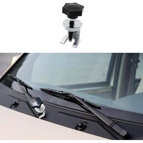 Car Windshield Wiper Arm Puller, Car Windscreen Wiper Arm Removal Tool, Carbon Steel Wiper Arm Puller with Adjustable Knob, Universal Car Accessories Windshield Wiper Puller Tool for SUV Truck