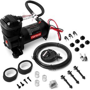 MILLISEC 200 PSI Air Suspension Compressor Kit Fits All 12v Vehicles Like Semi/Pickup Trucks, 40 L/Min(1.41CFM) Heavy Duty Air Compressor