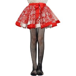 FANCAME Kids Sparkle Fishnet Stockings, Rhinestone Hollow out Pantyhose Bling Mesh Tights
