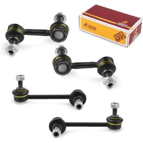 Metrix Premium Chassis Parts - 4 PC Front & Rear Sway Bar Stabilizer End Link Kit Fits 2004-2006 Acura TL, 04-08 TSX, 03-07 Honda Accord, Replacement K90661, K90660, K90342, K90343, Made in Europe