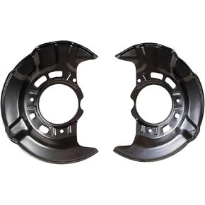 TRQ Front Brake Dust Shield Set Compatible with 2009-2013 Toyota Corolla Matrix