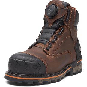 Timberland PRO Men's Boondock Boa 6 Inch Composite Safety Toe Waterproof Puncture Resistant Industrial Work Boot