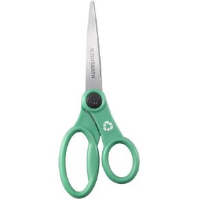 Westcott KleenEarth Recycled Scissors with Protection, 8-Inch (14820)