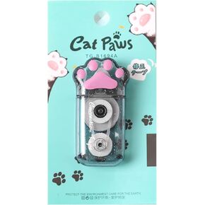 Jowxsx Cute Dog Paw Cartoon Correction Tape Eraser Easy to Use Applicator for Instant Corrections White Out Tape Correction Tape White Easy to Use Tape Cute Erasers and Correction Products