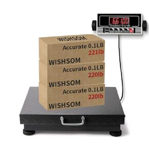 660lbs Heavy Duty Postal Scale with Steel, Ultra Durable Large Verstile Digital Shipping Scale, Scale for Packages/Pets/Luggage/Warehouse/Office/Orchard/Body Weight/Home/Commerce/Industry