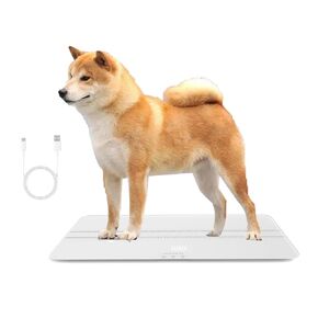 Digital Pet Scale for Dogs, Dog Scales for Large Breed,Max 220lbs,Rechargeable Version, 3 Weighing Modes lbs,kg,st,Precision 10g, 27.16X 12.99 Inches