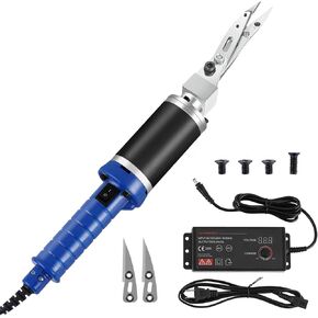 YUCHENGTECH Electric Carpet Carving Scissors Rug Carving Scissors Tufting Rug Engrave Trimmer Scissors Engraving Trimming Modeling Scissors with Heat Dissipation 0~4000rpm Adjustable