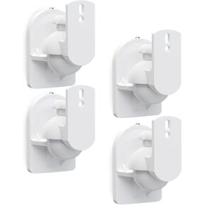 WALI Speaker Wall Mounts, Bookshelf Speaker Wall Mount Brackets, Surround Sound Speaker Mounts, Hold up to 7.7 lbs, (SWM602), 5 Pack, Black