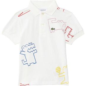 Lacoste Women's Short Sleeve All Over Print Tennis Play Croc Polo Shirt