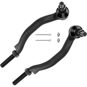 LCWRGS Front Outer Tie Rod Ends Replacement for 2003-2009 Chevrolet Trailblazer EXT SSR GMC Envoy XL XUV Saab 9-7X Isuzu Ascender Oldsmobile Bravada Buick Rainier, ES3675 ES3676