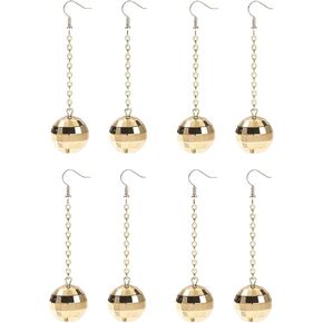 Disco Ball Earrings for Women Vintage 60s 70s Earrings Disco Earrings for Teen Girls Sparkling Disco Cowgirl Earrings 70s Outfits Country Concert Accessories for Women